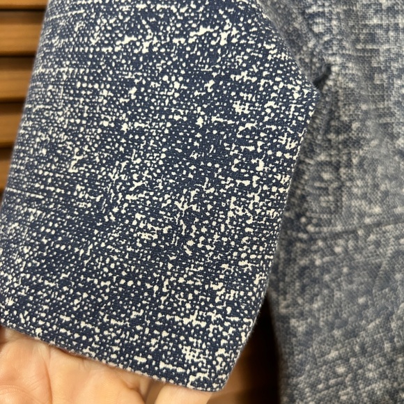 Nicole Miller Short-Sleeve Ruched Printed Ponte Dress - Picture 6 of 7